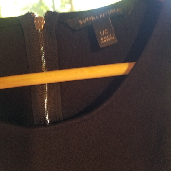 Zip Shirt & Button Sweater Merona Large Flower Pattern Banana republic Top Black - Picture 5 of 12